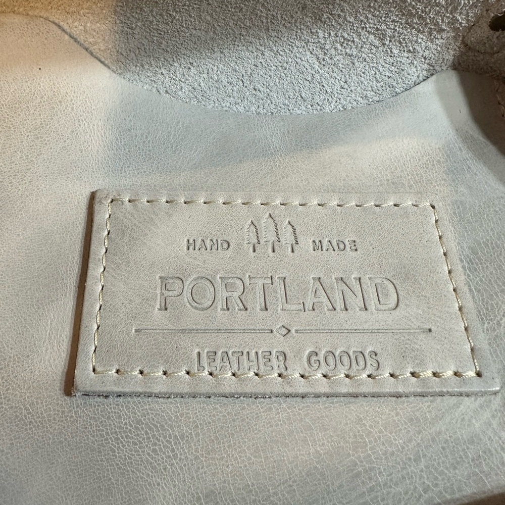 Portland Leather Goods Cream Bag